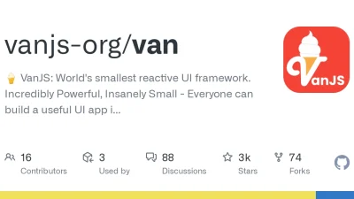 VanJS: Kecanggihan Minimalis di Dunia JavaScript